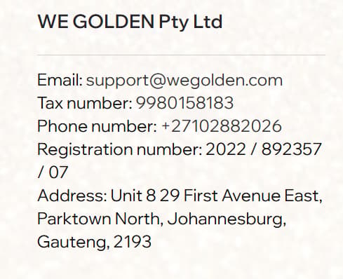 contact & address information1