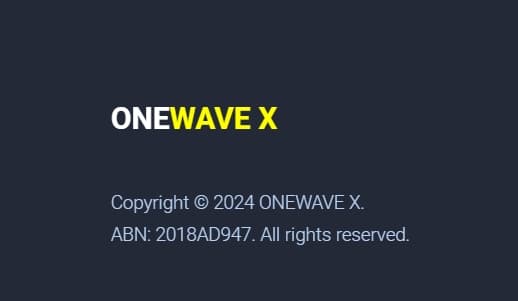 ONEWAVE X Market's corporate background