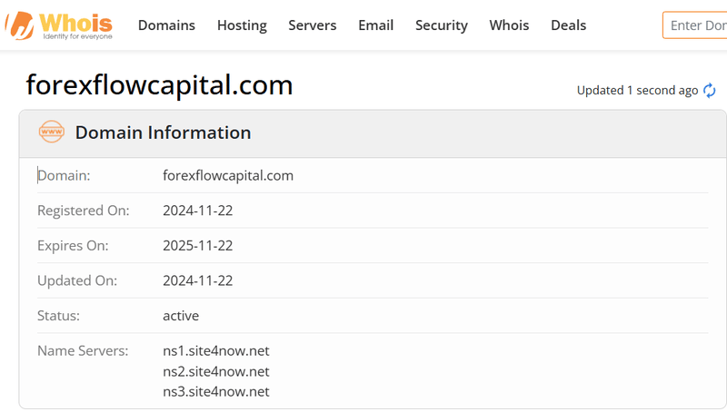 Результаты поиска Whois