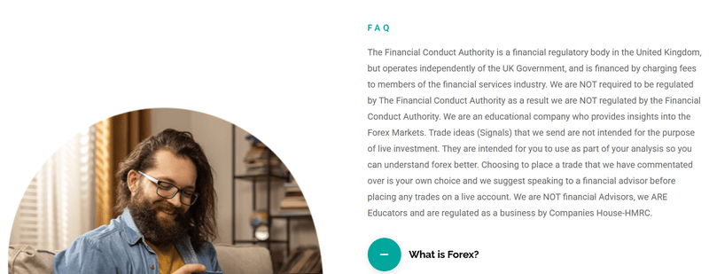 “Faqs”頁面