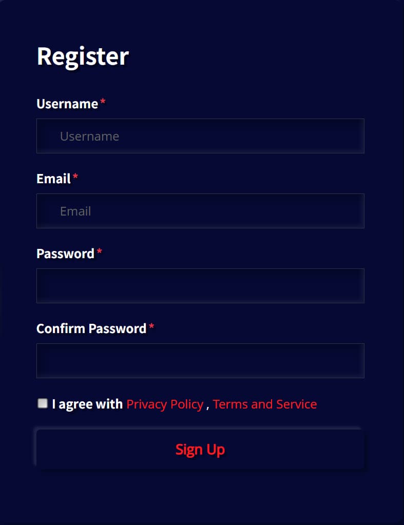 Registration Form