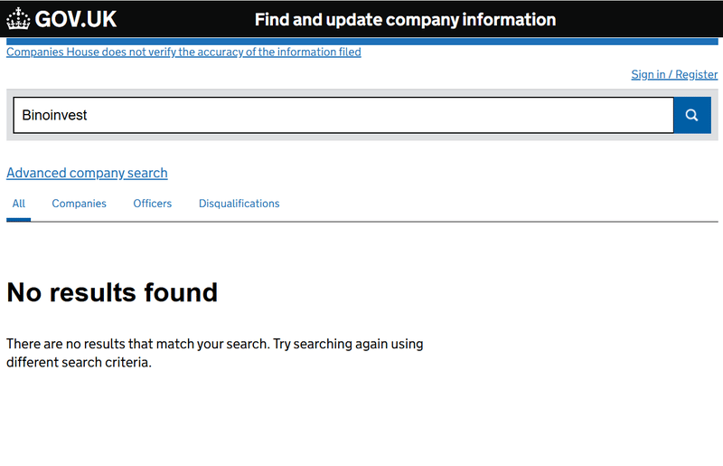 ผลการค้นหา UK Companies House
