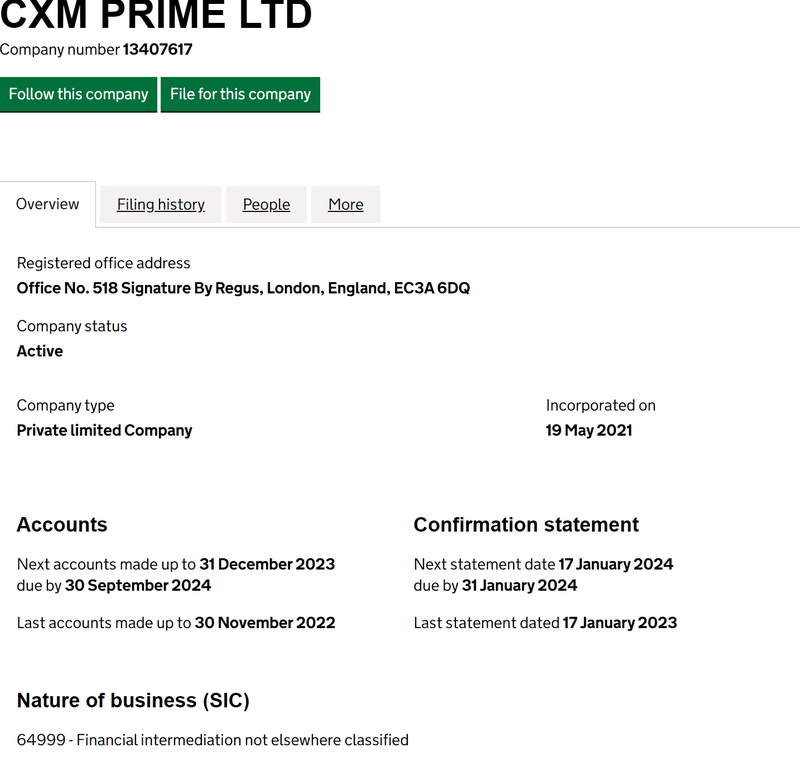 CXM Trading