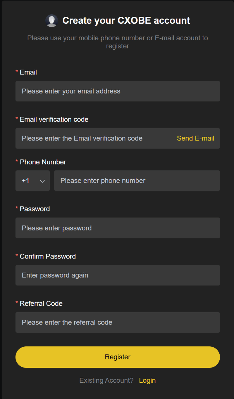 Registration Form