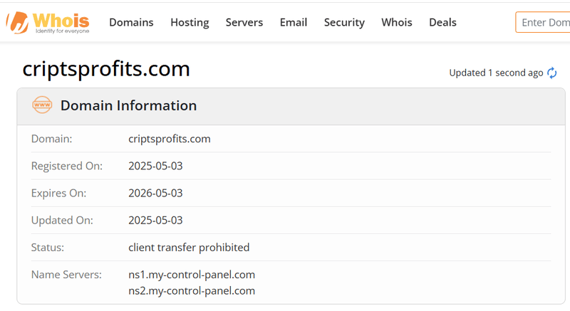 Whois Query Result