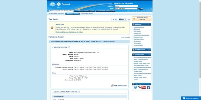 Australian regulation