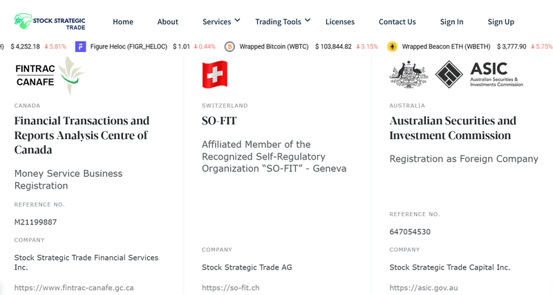 Platform's Claimed Regulation