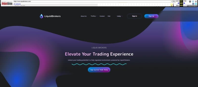 ข้อมูลของ LiquidBrokers ปรากฏบนเว็บไซต์ครั้งแรกเมื่อวันที่ 22 ธันวาคม 2024
