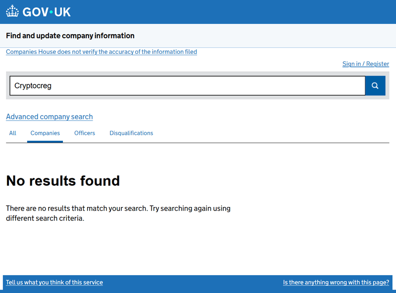 ผลการค้นหา Companies House