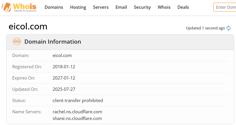 ผลการค้นหา Whois