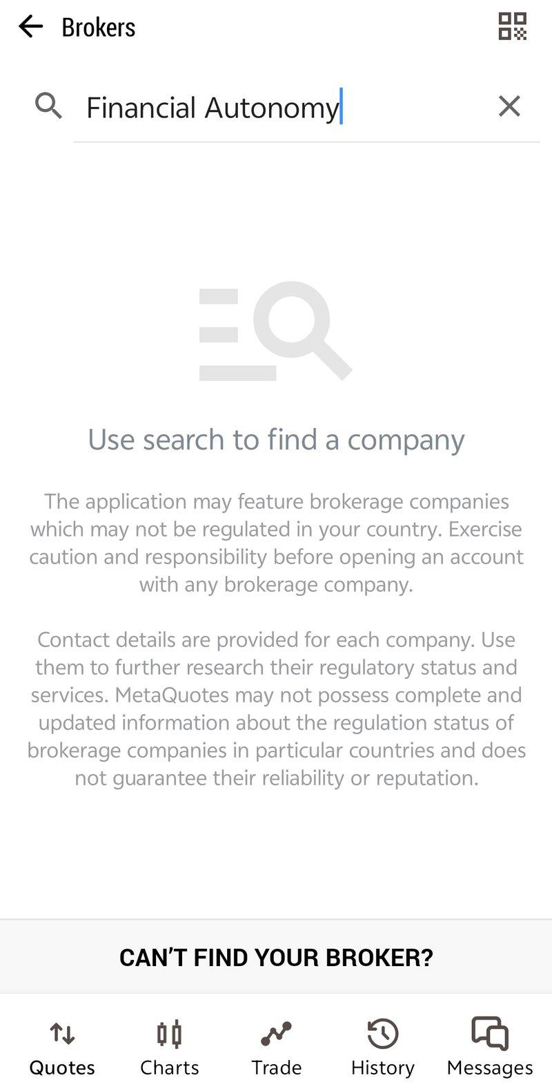 MT5 Query Result