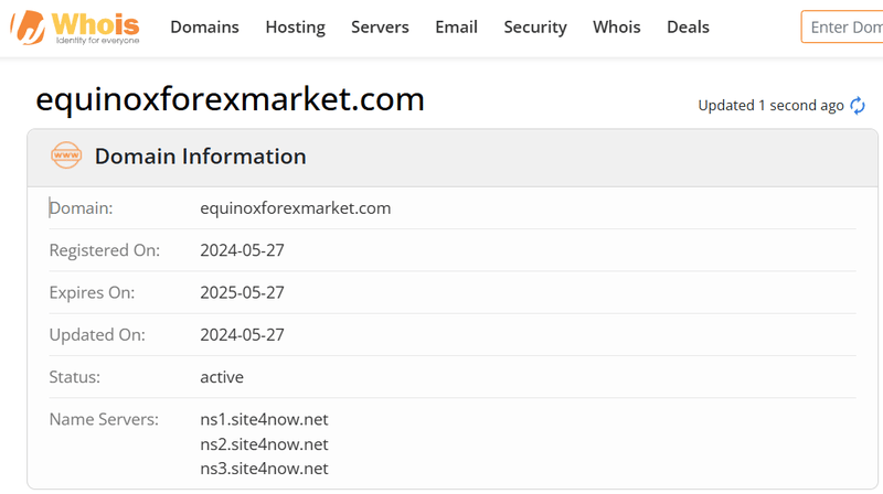 Kết quả tra cứu Whois