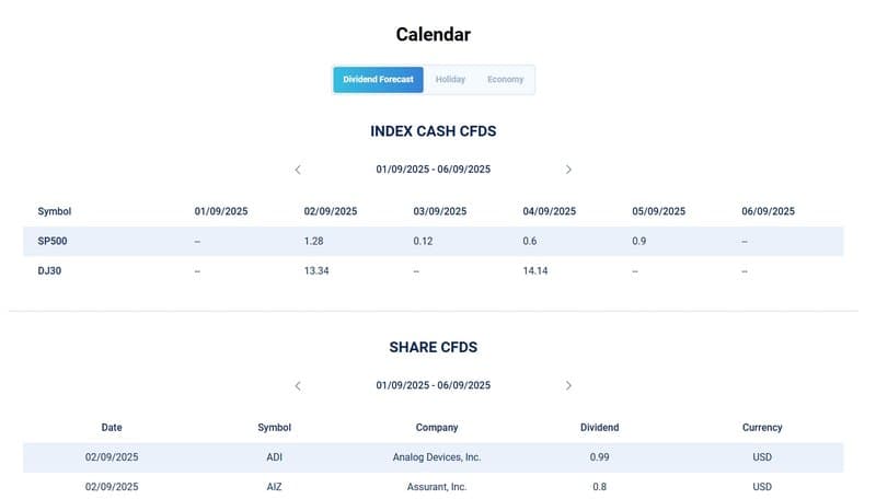 Events Calendar