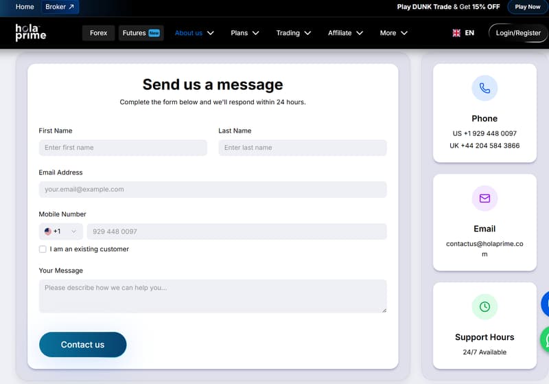Contact Methods
