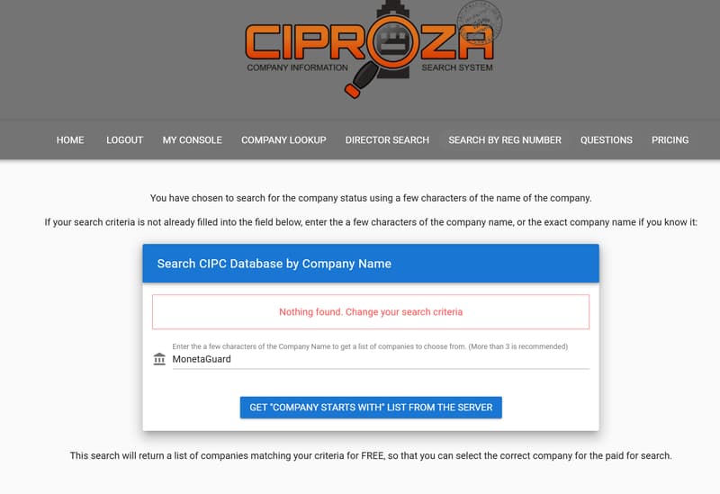 South Africa CIPROZA