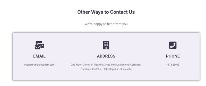 Decode Global  Customer Support