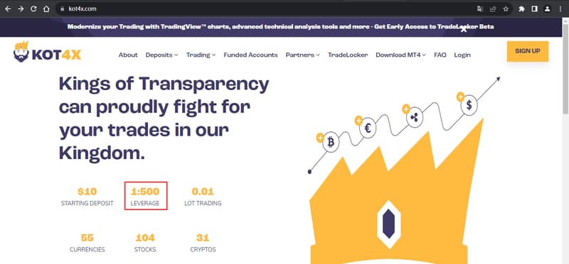 Información de proporción de margen en el sitio web 1