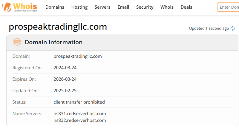 Whois Query Result