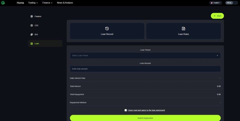 Servicio de préstamos de activos criptográficos