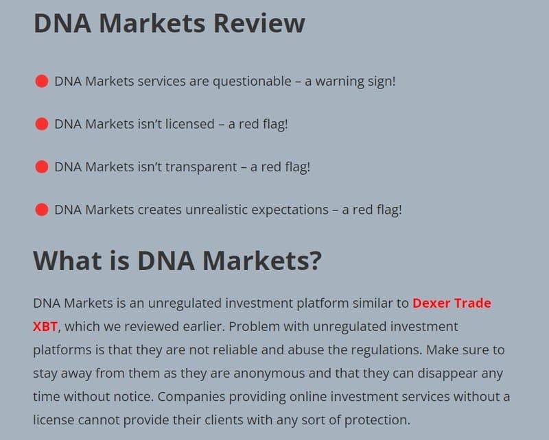 DNA Markets的舆情1