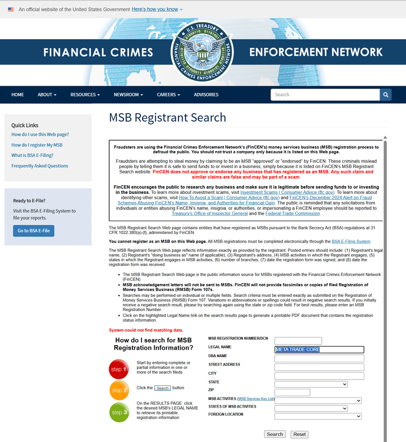 United States Financial Crimes Enforcement Network (FinCEN)