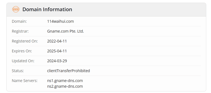 Unicorn Rebate Network whois.com domain registration data