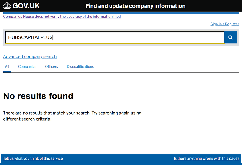 Companies House 조회 결과