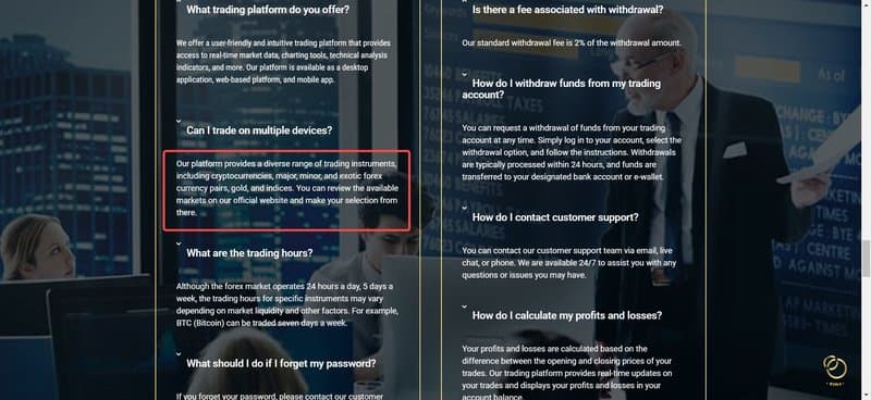 Các loại sản phẩm giao dịch của PNX FINANCE