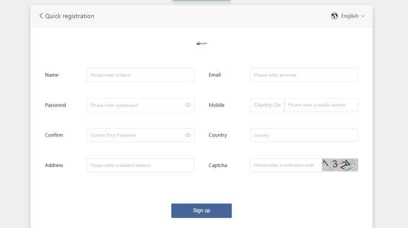 Deltin Altrox Capital's account registration process