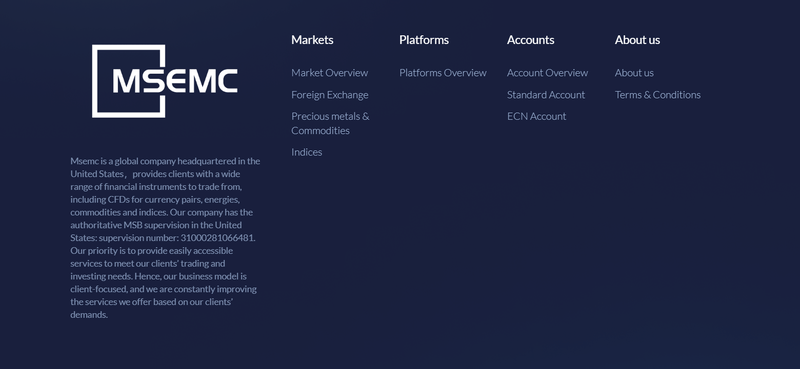 Msemc regulatory information