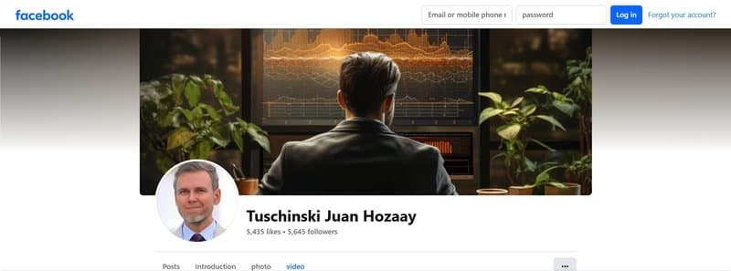 名叫Tuschinski Juan Hozaay的社交媒体用户