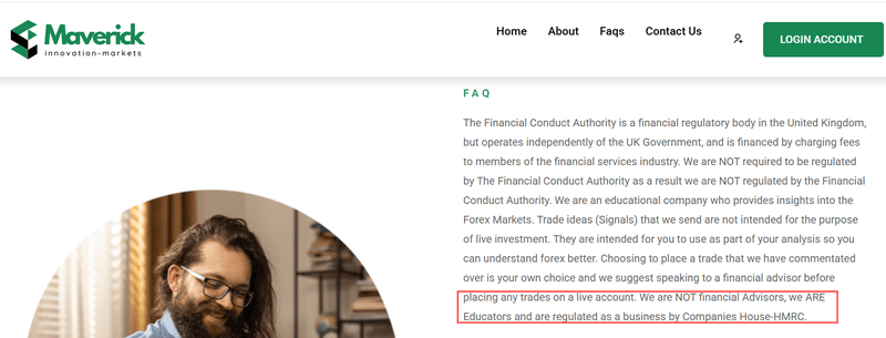 “Faqs”頁面解釋