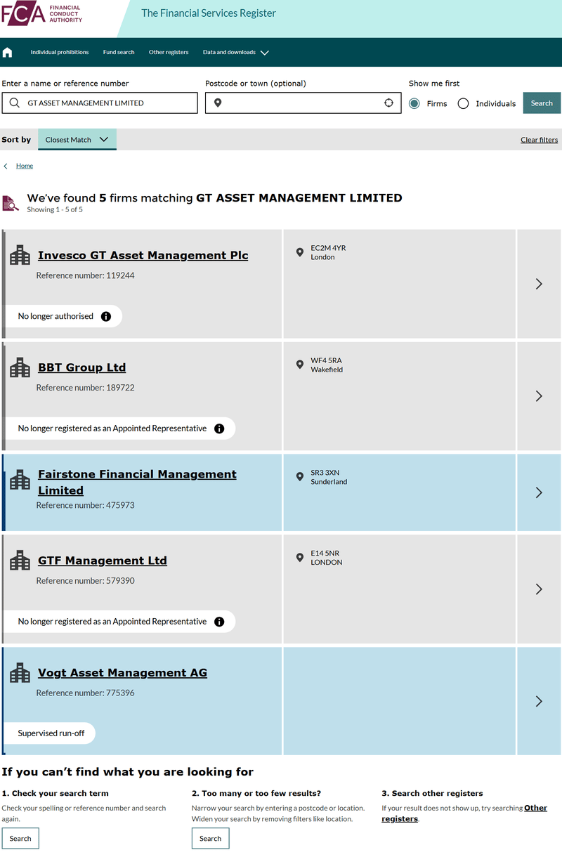 UK Financial Conduct Authority(FCA)