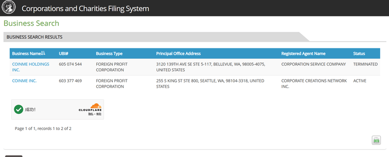 Washington Corporations and Charities Filing System (CCFS)