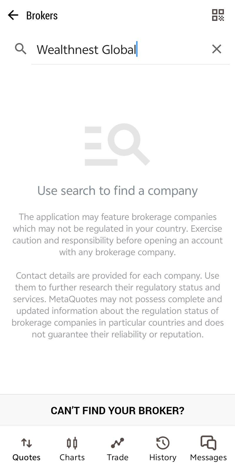MT5 Query Result