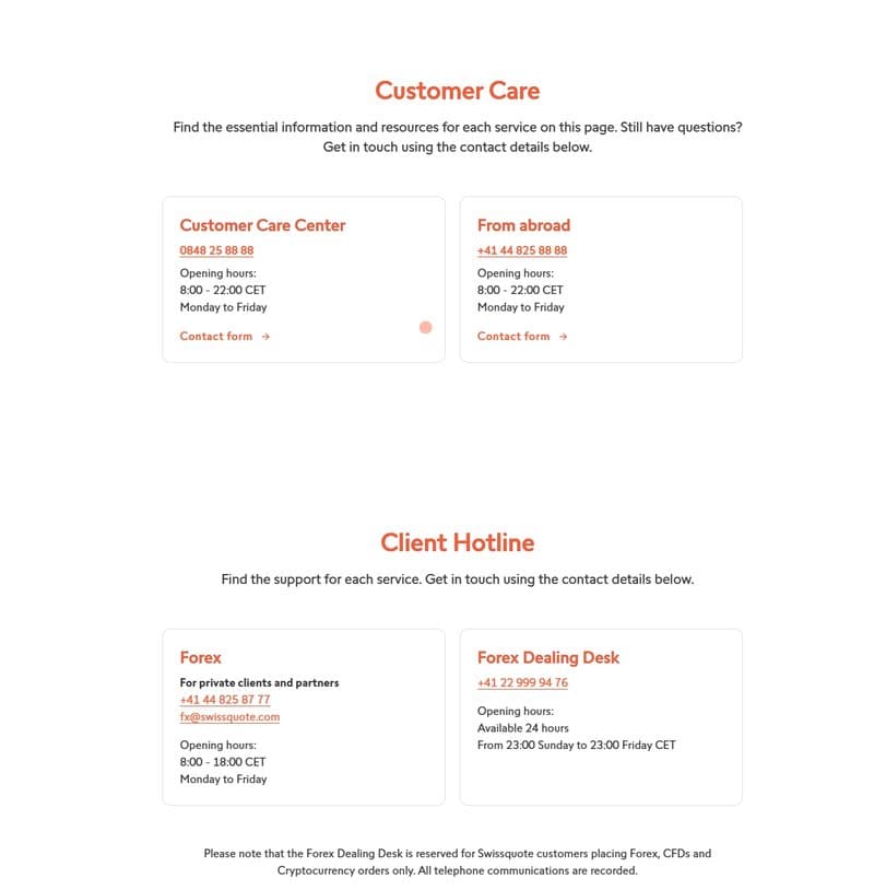 Contact Methods