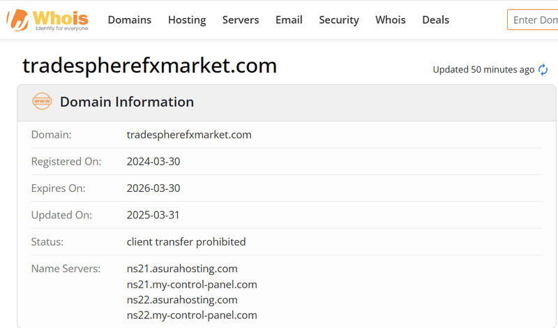 Whois Query Result