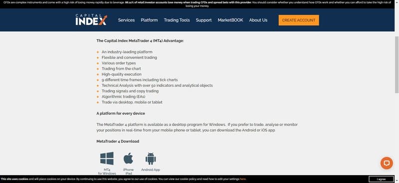 Capital Index的交易软件