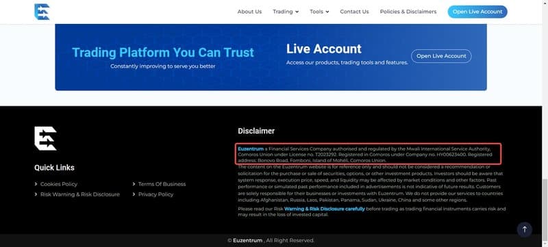 Euzentrumの会社概要