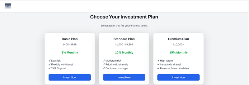 Detalles del plan de inversión