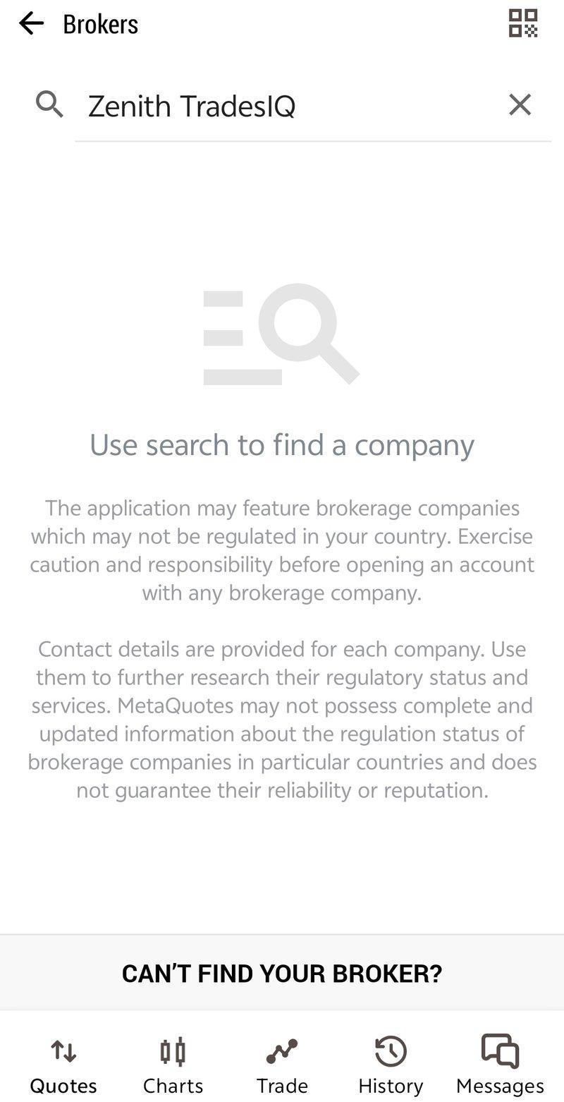 MT5 Query Result