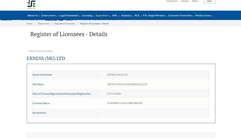 FSC regulatory inquiry