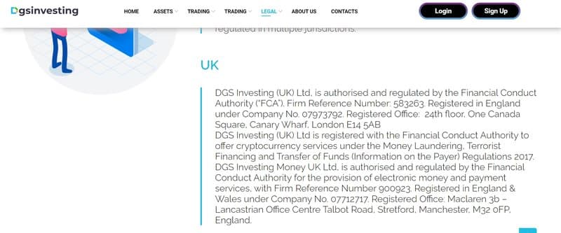 Dgsinvesting's corporate background