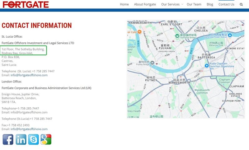 Similar address to Hero FX