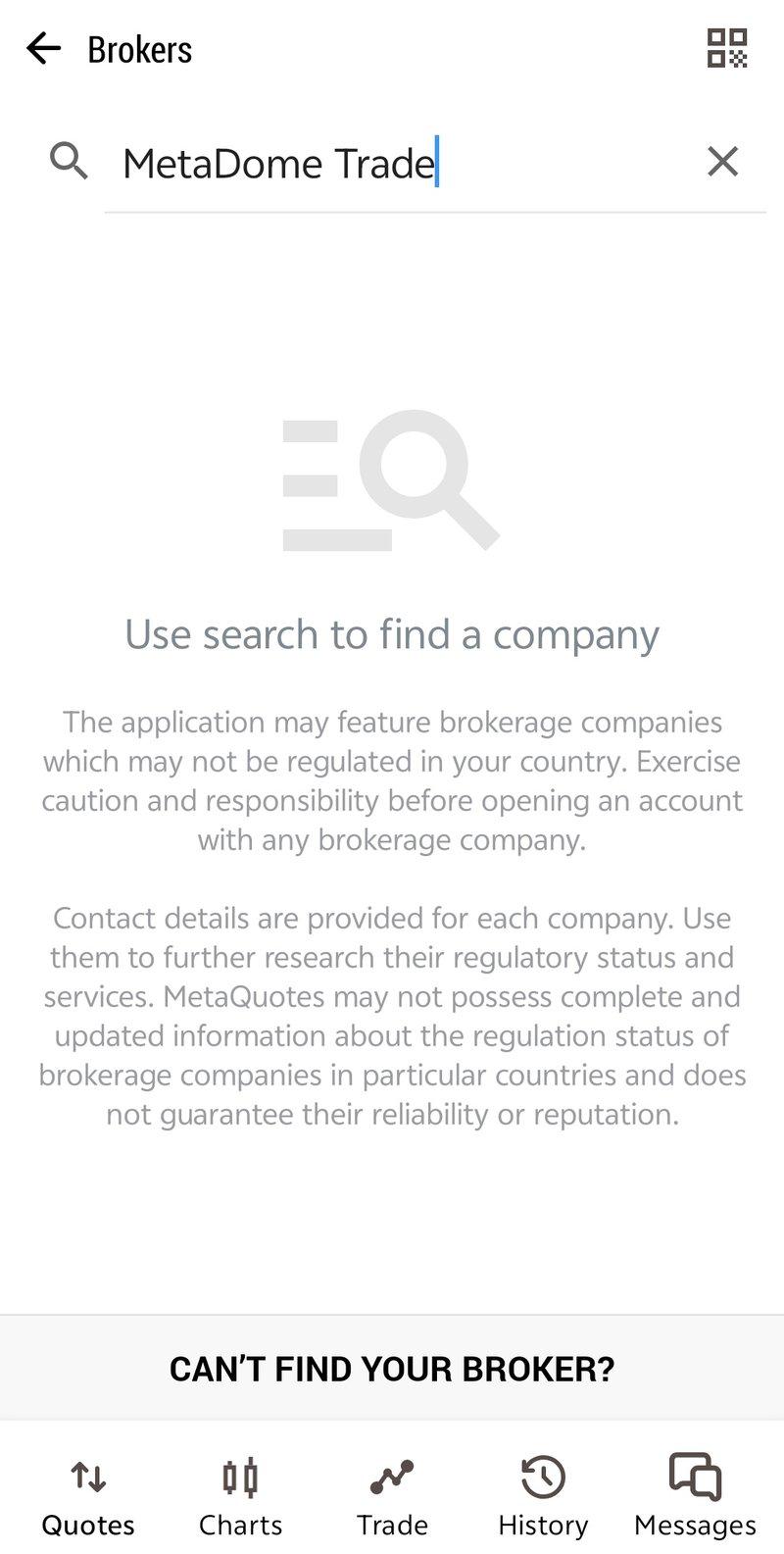 MT5 Query Result