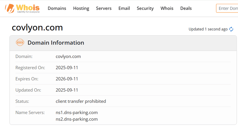 ผลการค้นหา Whois