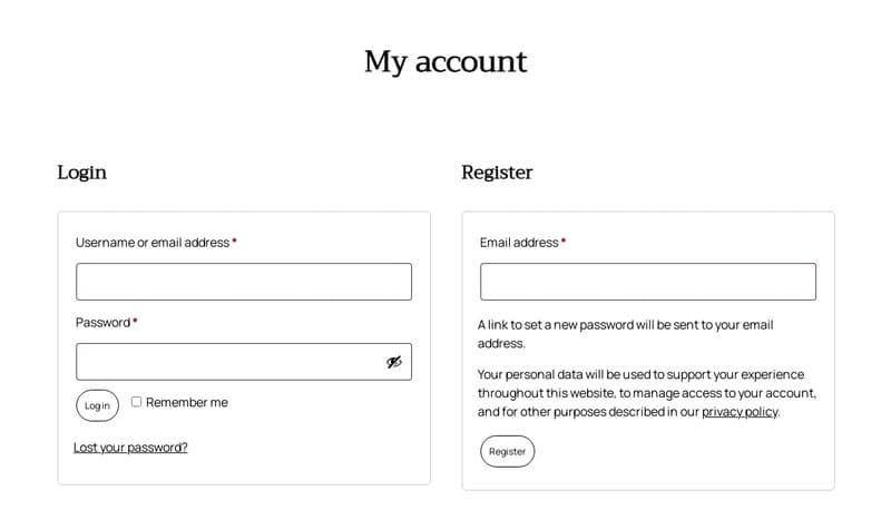 Registration Form