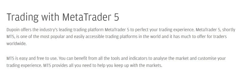 Dupoin's Trading Software