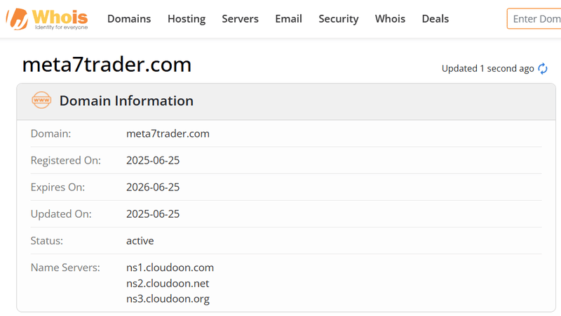 Whois Query Result