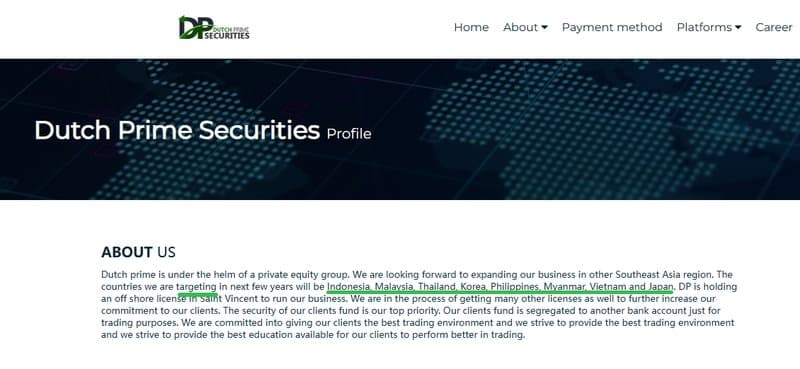 Target audience for Dutch Prime Securities